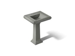 Kohler Memoirs Classic 24-1/4'' Rectangular Pedestal Bathroom Sink - Thunder Grey - image 1