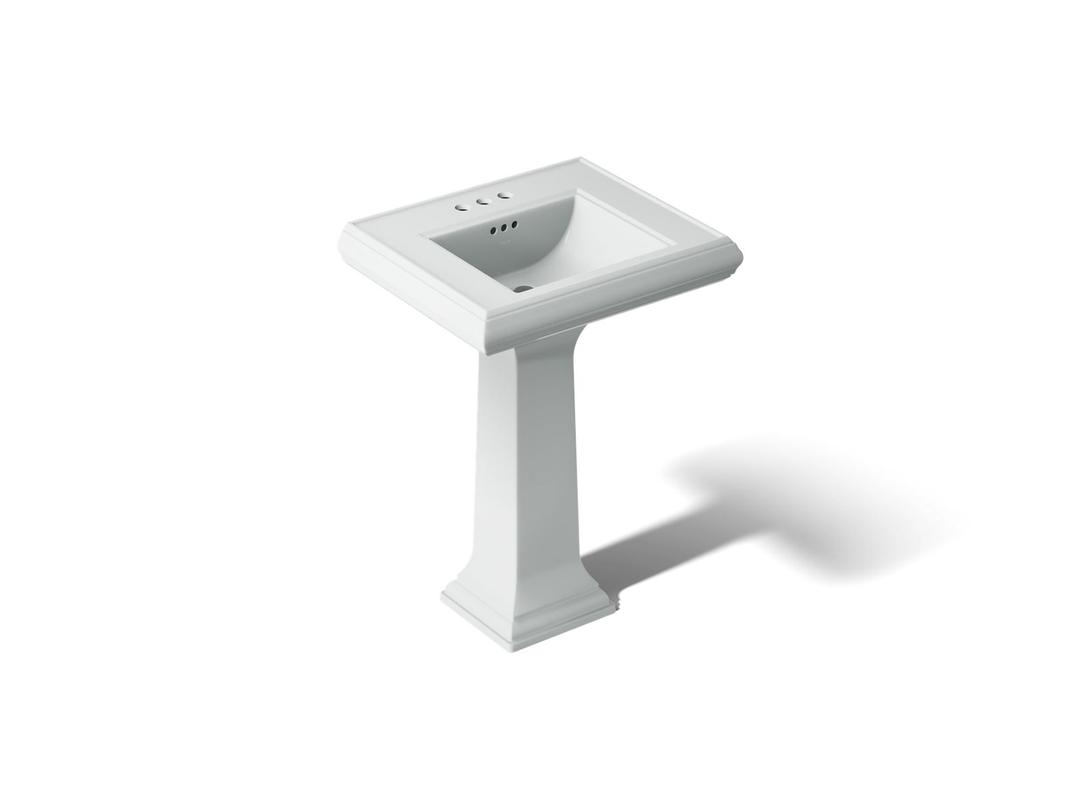 Kohler Memoirs Classic 24-1/4'' Rectangular Pedestal Bathroom Sink - Ice Grey by Kohler
