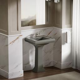 Kohler Memoirs Pedestal/console Table Bathroom Sink Basin with Single Faucet-hole Drilling -... - image 4