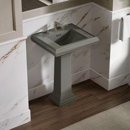 Kohler Memoirs Pedestal/console Table Bathroom Sink Basin with 8'' Widespread Faucet Holes -... - image 2