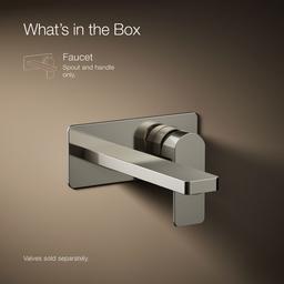 Parallel Wall-mount single-handle bathroom sink faucet, 1.2 gpm - image 2