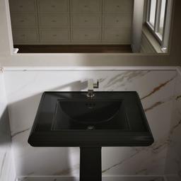 Memoirs Classic 27-1/4'' rectangular pedestal bathroom sink - image 8