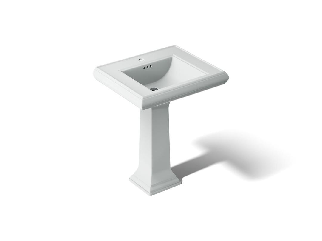 Kohler Memoirs Classic 27-1/4'' Rectangular Pedestal Bathroom Sink - Ice Grey by Kohler