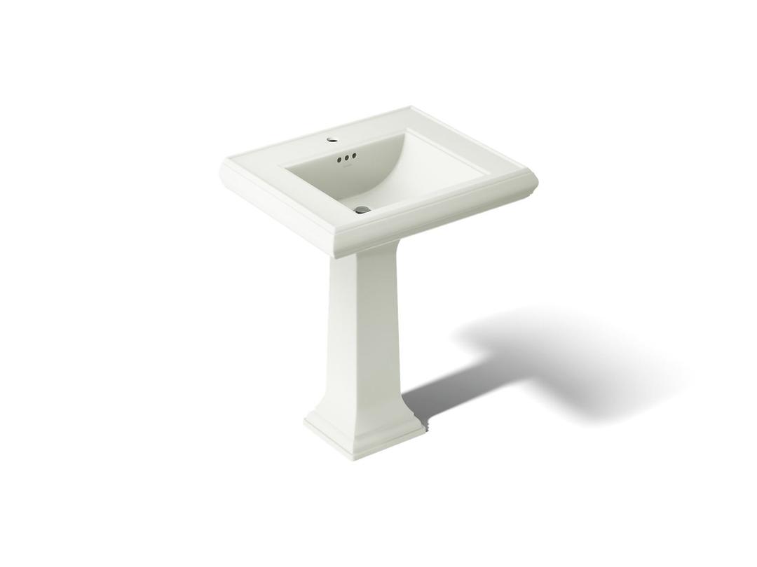 Kohler Memoirs Classic 27-1/4'' Rectangular Pedestal Bathroom Sink - Dune by Kohler