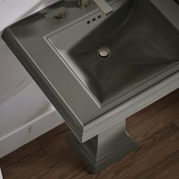 Memoirs Classic 27-1/4'' rectangular pedestal bathroom sink - image 6