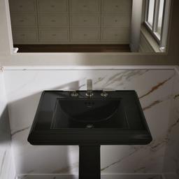 Memoirs Classic 27-1/4'' rectangular pedestal bathroom sink - image 8