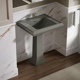 Kohler Memoirs Pedestal/console Table Bathroom Sink Basin With Single Faucet-hole Drilling - Thun... - image 2