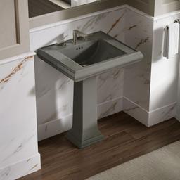 Kohler Memoirs Pedestal/console Table Bathroom Sink Basin With 8'' Widespread Faucet Holes - Thun... - image 2