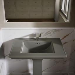 Memoirs Stately 30-3/4'' rectangular pedestal bathroom sink - image 8