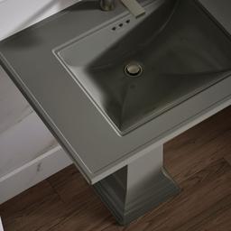 Memoirs Stately 30-3/4'' rectangular pedestal bathroom sink - image 6
