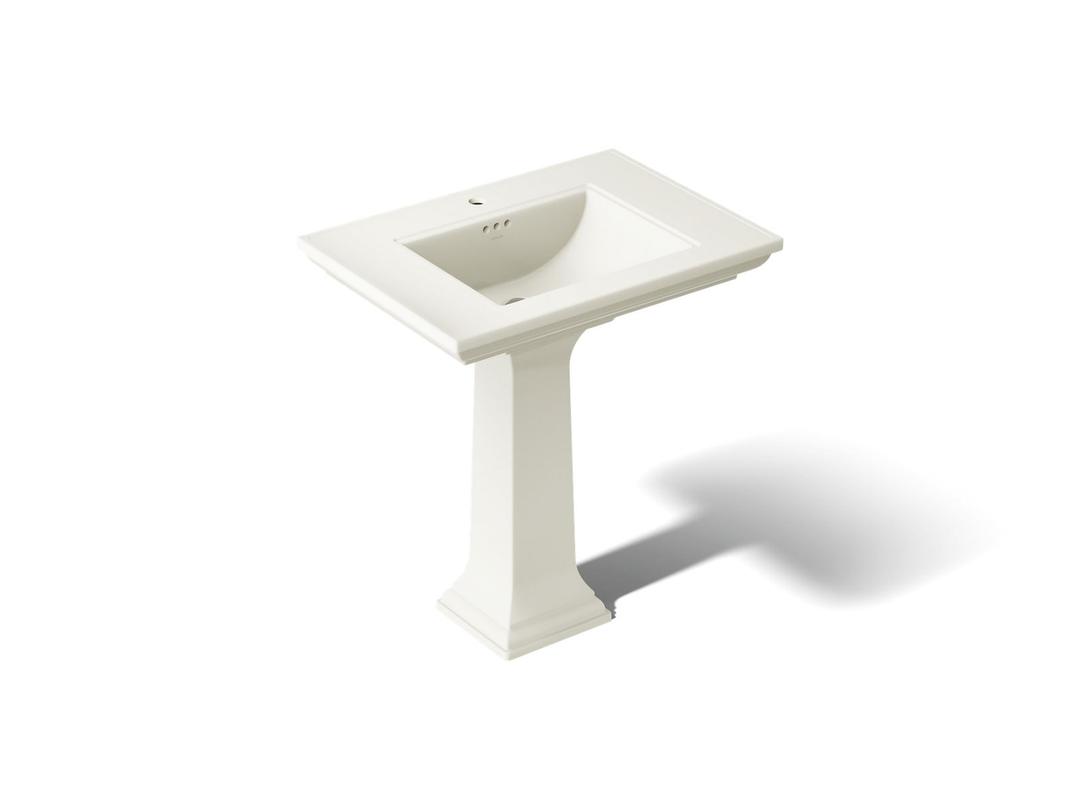 Memoirs Stately 30-3/4'' rectangular pedestal bathroom sink by Kohler