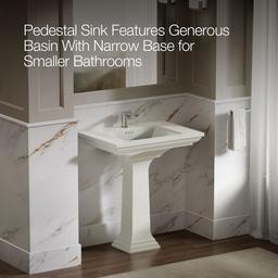 Memoirs Stately 30-3/4'' rectangular pedestal bathroom sink - image 4
