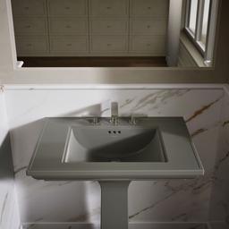 Memoirs Stately 30-3/4'' rectangular pedestal bathroom sink - image 8