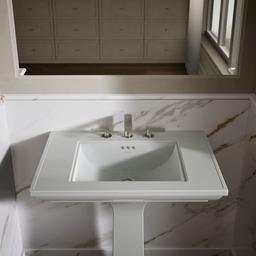 Memoirs Stately 30-3/4'' rectangular pedestal bathroom sink - image 8