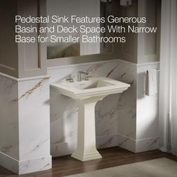 Memoirs Stately 30-3/4'' rectangular pedestal bathroom sink - image 4