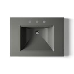Kohler Memoirs Stately 30'' Pedestal/console Table Bathroom Sink - Thunder Grey - image 3