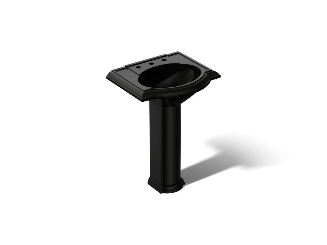 Devonshire 24-1/4'' rectangular pedestal bathroom sink by Kohler