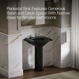 Devonshire 24-1/4'' rectangular pedestal bathroom sink - image 4