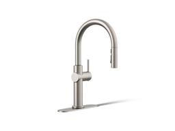 Crue Pull-down kitchen sink faucet with three-function sprayhead - image 1