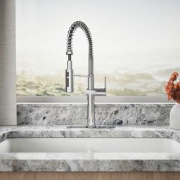 Crue Semi-professional kitchen sink faucet with three-function sprayhead - image 5