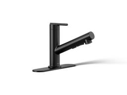 Crue Pull-out kitchen sink faucet with three-function sprayhead - image 1