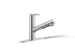 Crue Pull-out kitchen sink faucet with three-function sprayhead - image 1