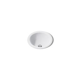 Compass 13-1/4'' round drop-in/undermount bathroom sink, no overflow - image 12