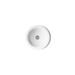 Compass 13-1/4'' round drop-in/undermount bathroom sink, no overflow - image 11