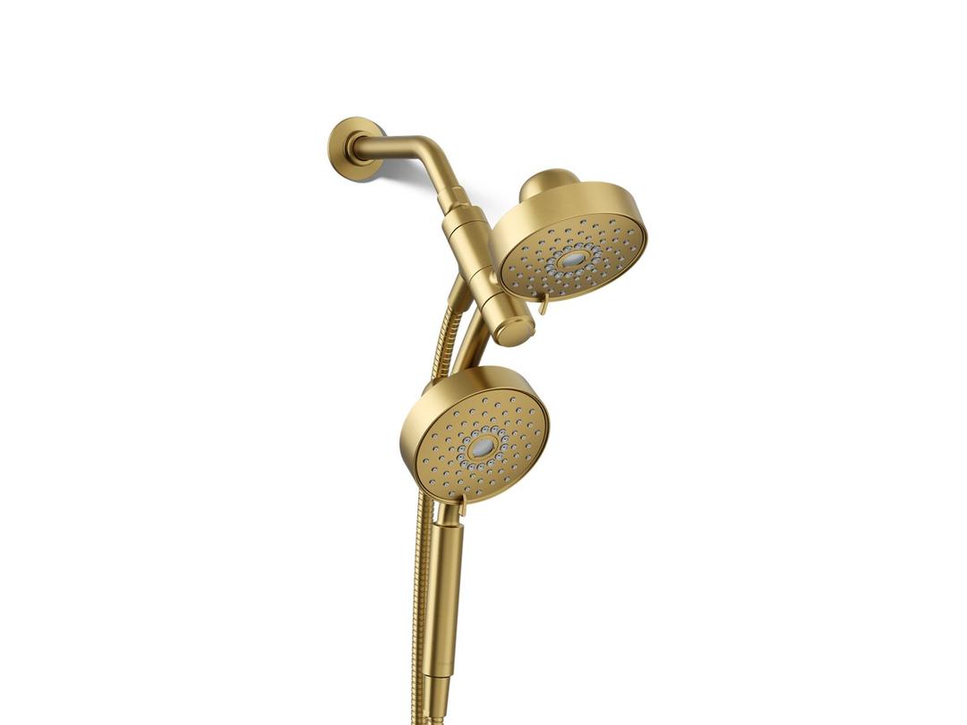 Kohler Purist 2-in-1 Multifunction 2.5 Gpm Shower Combo Kit - Vibrant Brushed Moderne - Brass by Kohler