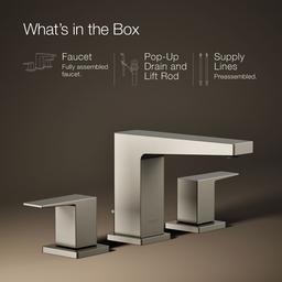 Honesty Widespread bathroom sink faucet, 1.2 gpm - image 10