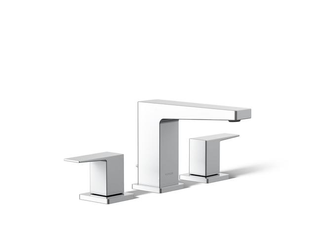 Honesty Widespread bathroom sink faucet, 0.5 gpm