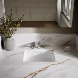 Kathryn 19-3/4'' rectangular undermount bathroom sink with glazed underside - image 9