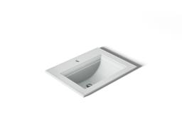 Kohler Memoirs Stately 22-3/4'' Rectangular Drop-in Bathroom Sink - Ice Grey - image 1