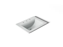 Kohler Memoirs Stately 22-3/4'' Rectangular Drop-in Bathroom Sink - Ice Grey - image 1
