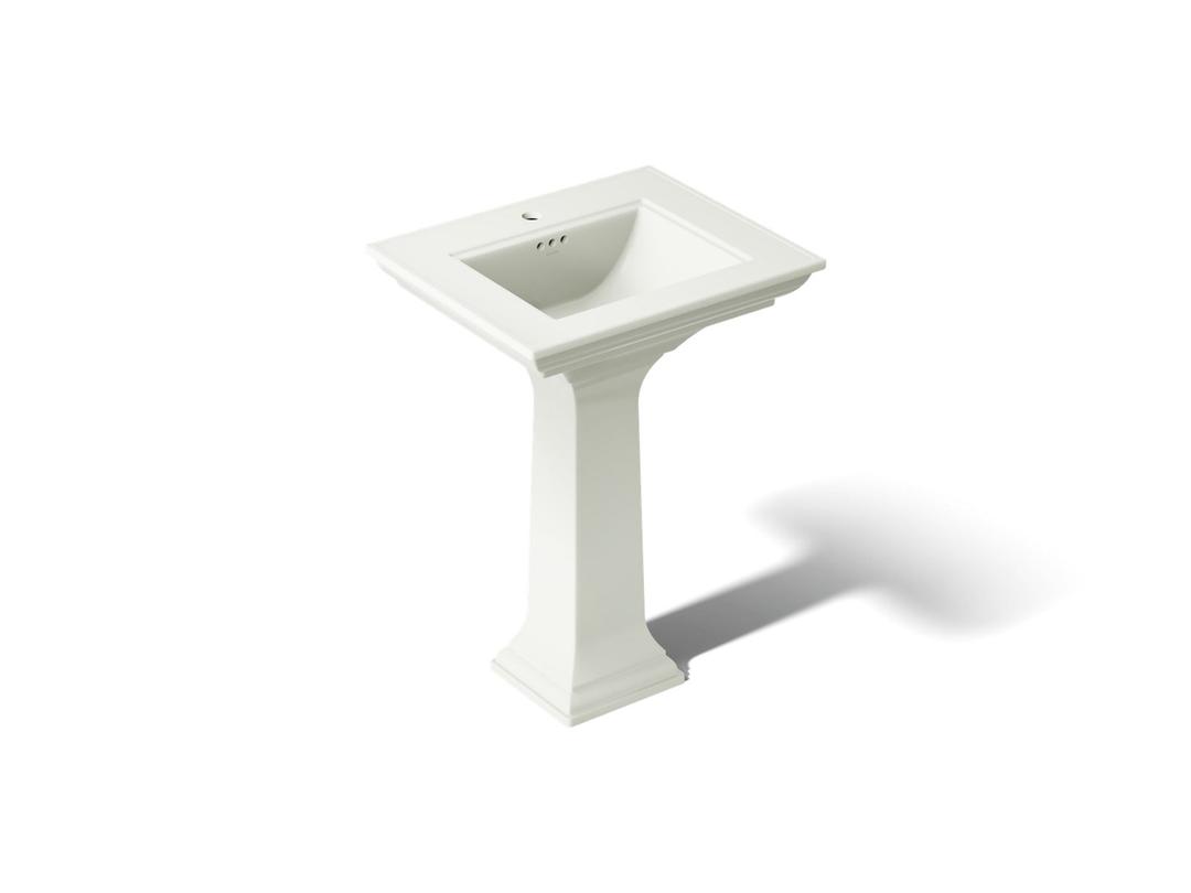 Kohler Memoirs Stately 25'' Rectangular Pedestal Bathroom Sink - Dune by Kohler
