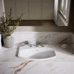 Cimarron 22-3/4'' rectangle drop-in bathroom sink - image 9