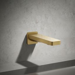 Kohler Parallel Wall-mount Bath Spout - Vibrant Brushed Moderne Brass - image 2