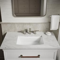 Archer 20'' rectangular undermount bathroom sink - image 9