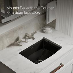 Archer 20'' rectangular undermount bathroom sink - image 5