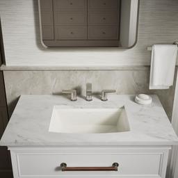 Archer 20'' rectangular undermount bathroom sink - image 9