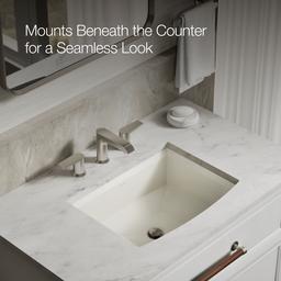 Archer 20'' rectangular undermount bathroom sink - image 5