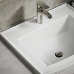 Archer 22-3/4'' rectangular drop-in bathroom sink - image 7