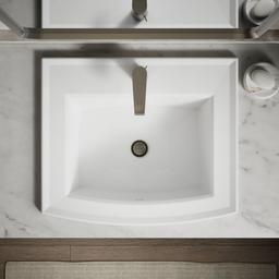 Archer 22-3/4'' rectangular drop-in bathroom sink - image 10
