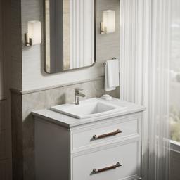 Archer 22-3/4'' rectangular drop-in bathroom sink - image 4