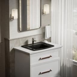 Archer 22-3/4'' rectangular drop-in bathroom sink - image 4