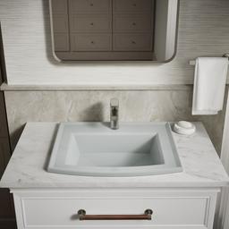 Archer 22-3/4'' rectangular drop-in bathroom sink - image 9