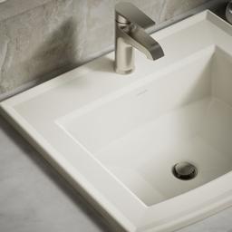 Archer 22-3/4'' rectangular drop-in bathroom sink - image 7