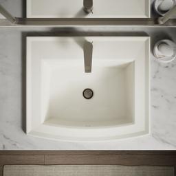 Archer 22-3/4'' rectangular drop-in bathroom sink - image 10