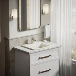 Archer 22-3/4'' rectangular drop-in bathroom sink - image 4