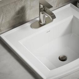 Archer 22-3/4'' rectangular drop-in bathroom sink - image 7